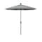 California Umbrella 7.5' Grey Aluminum Market Patio Umbrella, Sunbrella Gateway Mist 194061338155 - alternate 1